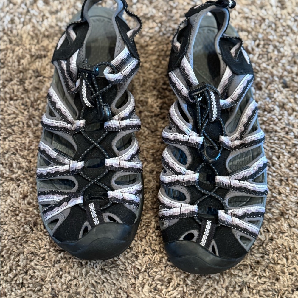 Keen Black and Gray Women's Sandals
